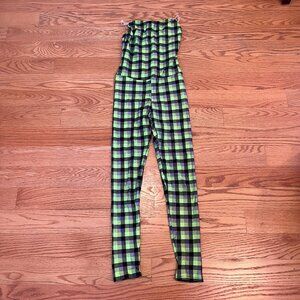 Dance Costume - Weissman Green Plaid Unitard